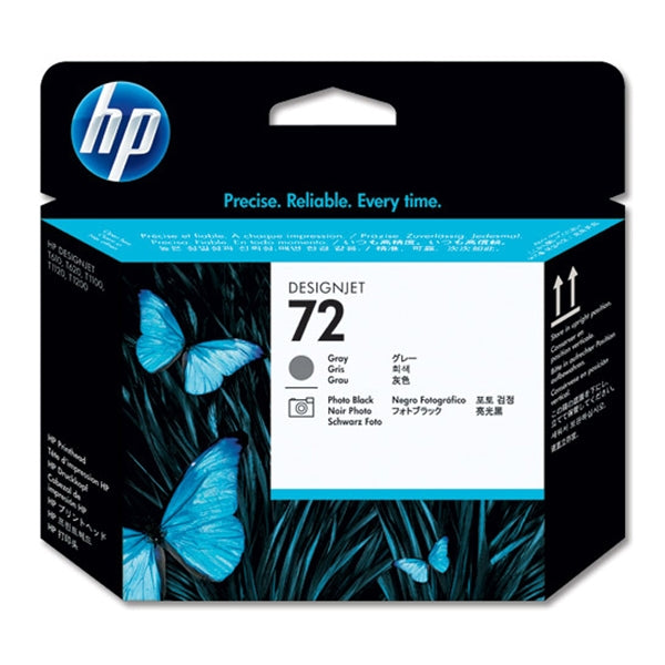 HP Κεφαλή Εκτύπωσης No.72 Grey &amp; Photo Black (C9380A) (HPC9380A)