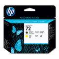 HP Κεφαλή Εκτύπωσης No.72 Matte Black &amp; Yellow (C9384A) (HPC9384A)