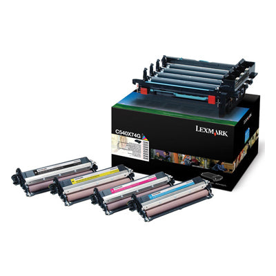 LEXMARK C54x/X543 BLK &amp; COL IMAGING KIT (30k) (C540X74) (LEXC540X74)