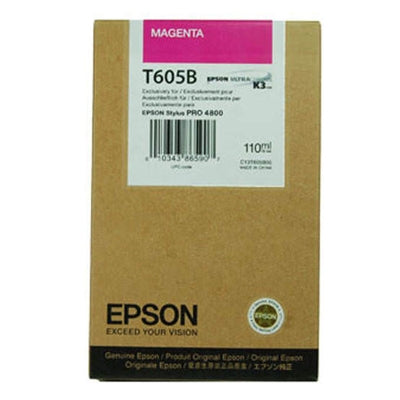 Epson Μελάνι Inkjet T605B Magenta (C13T605B00) (EPST605B00)