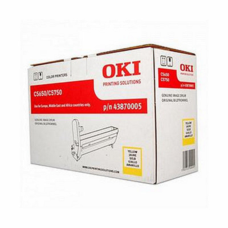 OKI C5650/C5750 Drum YEL. (43870005) (OKI-5650-YEP)
