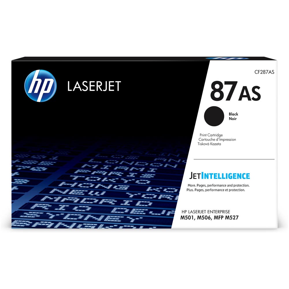 HP 87AS LaserJet Black Toner (6k) (CF287AS) (HPCF287AS)