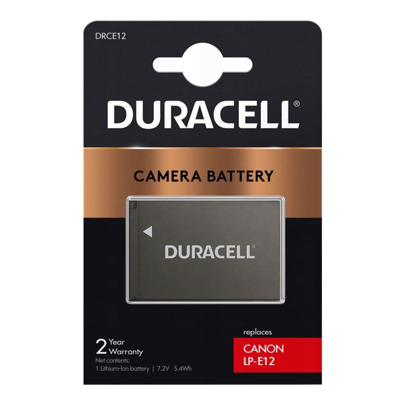 Μπαταρία Κάμερας Duracell DRCE12 για Canon LP-E12 7.2V 750 mAh (1 τεμ)