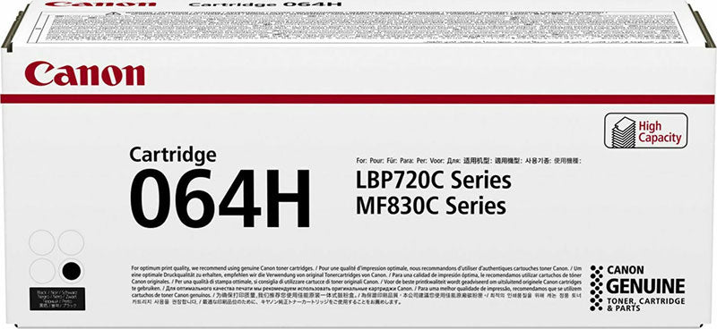 Canon LBP722Cdw/MF 832CdwSERIES Toner Black HC (4938C001) (CAN-064HBK)