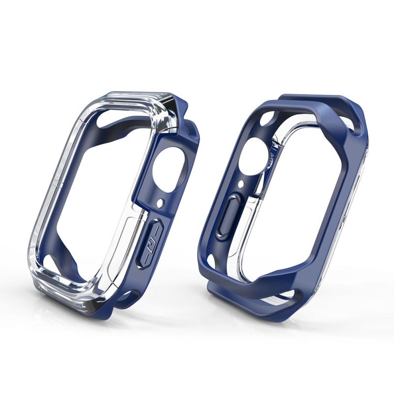 Θήκη TPU & PC Devia Apple Watch 4/ 5/ 6/ SE 40mm Sport Shock Proof Μπλε