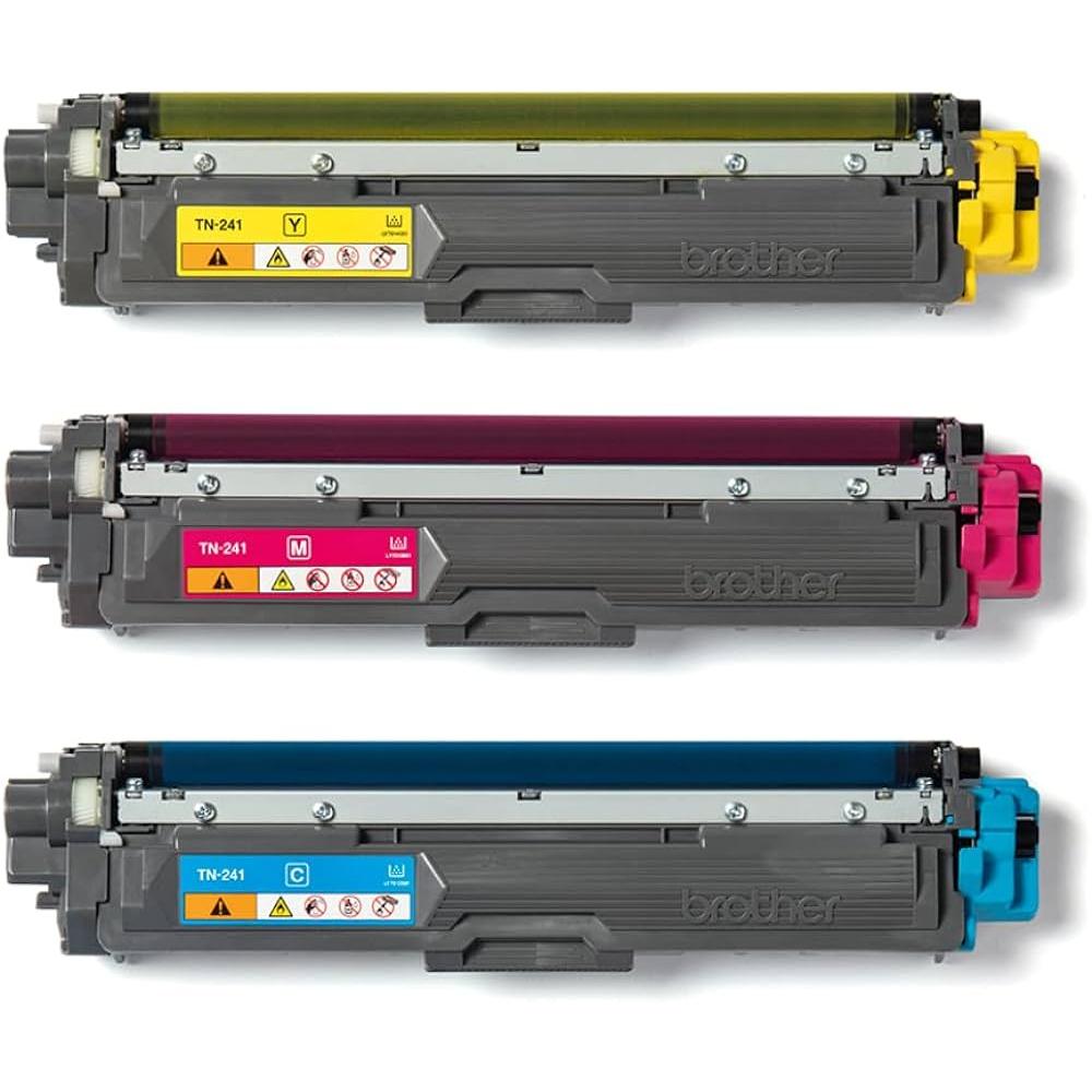Brother TN241 Multipack Toner Cyan, Yellow &amp; Magenta (TN241CYM) (BRO-TN-241CYM)