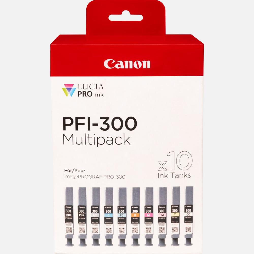 Canon Μελάνι Inkjet PFI-300 Color Multipack 10pcs (4192C008) (CANPFI-300MP) *