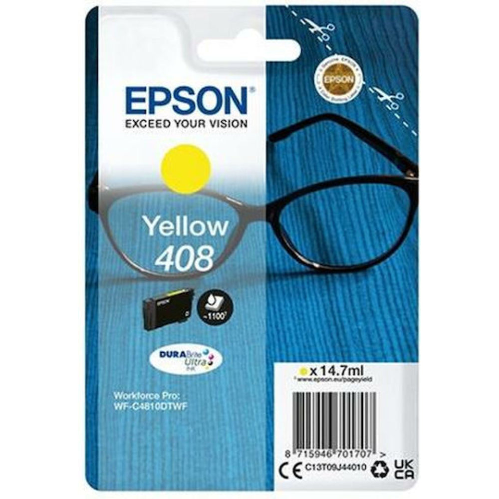 Epson Inkjet Ink Cartridge No.408 Yellow (C13T09J44010) (EPST09J44010)