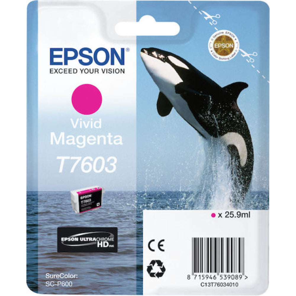 Epson Inkjet Ink Cartridge T760340 Vivid Magenta (C13T76034N10) (EPST76034N10)