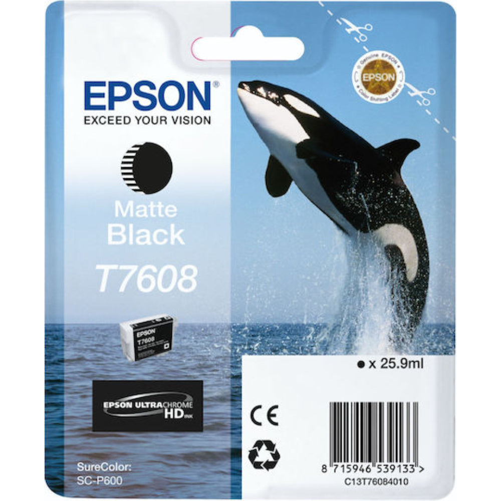 Epson Inkjet Ink Cartridge T76084N Matte Black (C13T76084N10) (EPST76084N10)