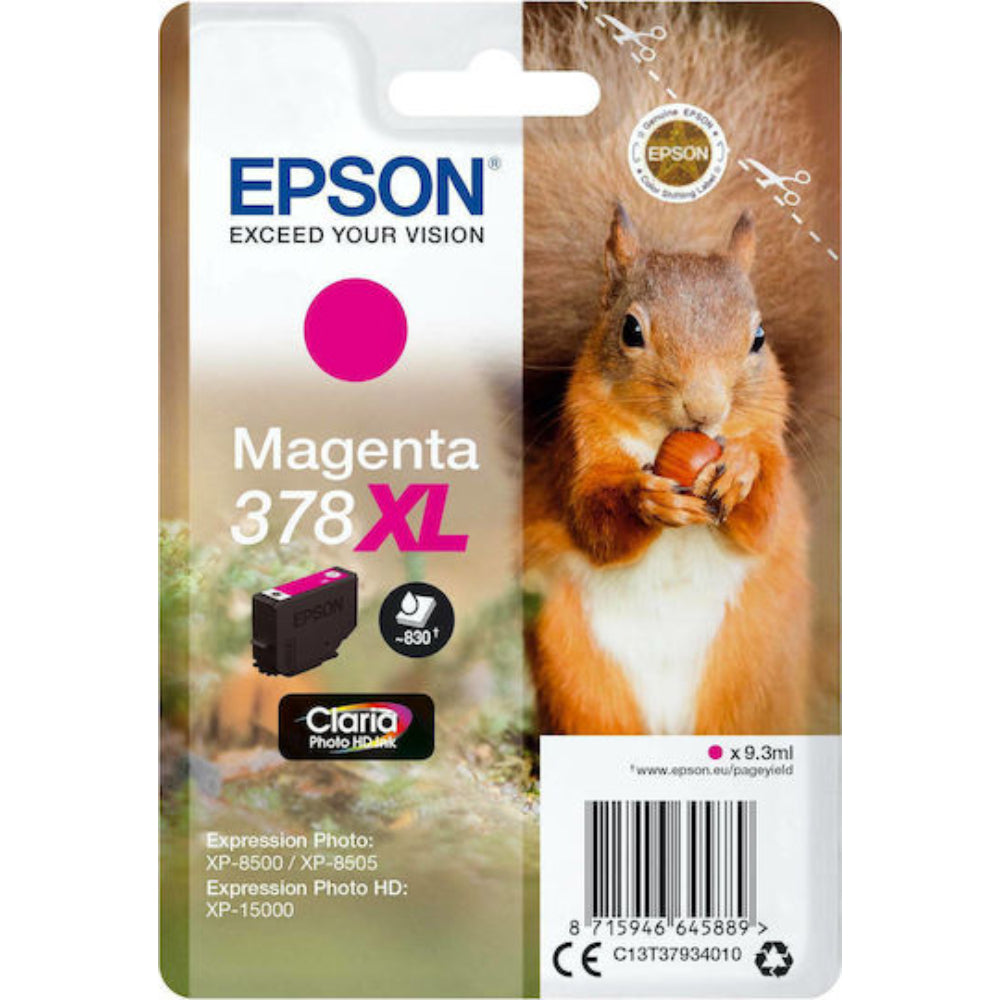 Epson Inkjet Ink Cartridge 378XL Magenta (C13T37934010) (EPST37934010)