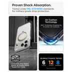 Θήκη TPU & PC Spigen Apple iPhone 18 Pro Max/ 17 Pro Max MagSafe Ultra Hybrid Διάφανο-Χρυσό