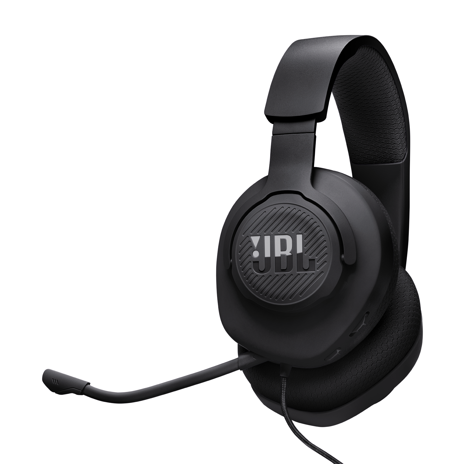 JBL Quantum 100M2, Over-Ear Wired Gaming Headset, ΜΑΥΡΟ ΑΣΠΡΟ ΜΩΒ ΓΑΛΑΖΙΟ