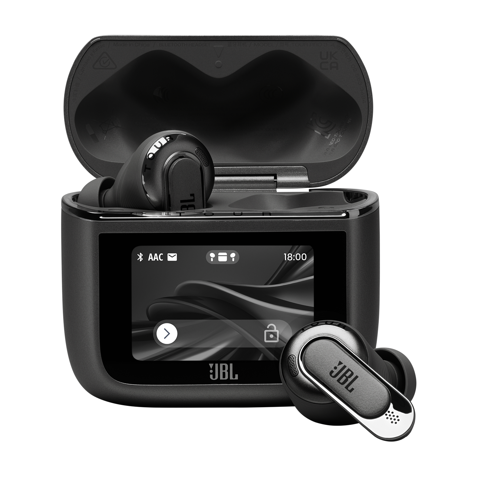 JBL Tour Pro 3, True Wireless In-Ear Headphones, True ANC 2.0, Next Gen Smart Case, (Black)