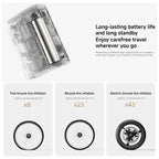 Φορητός Συμπιεστής Αέρα Xiaomi Mijia 150psi 2000mAh με Οθόνη Ενδείξεων Μαύρο