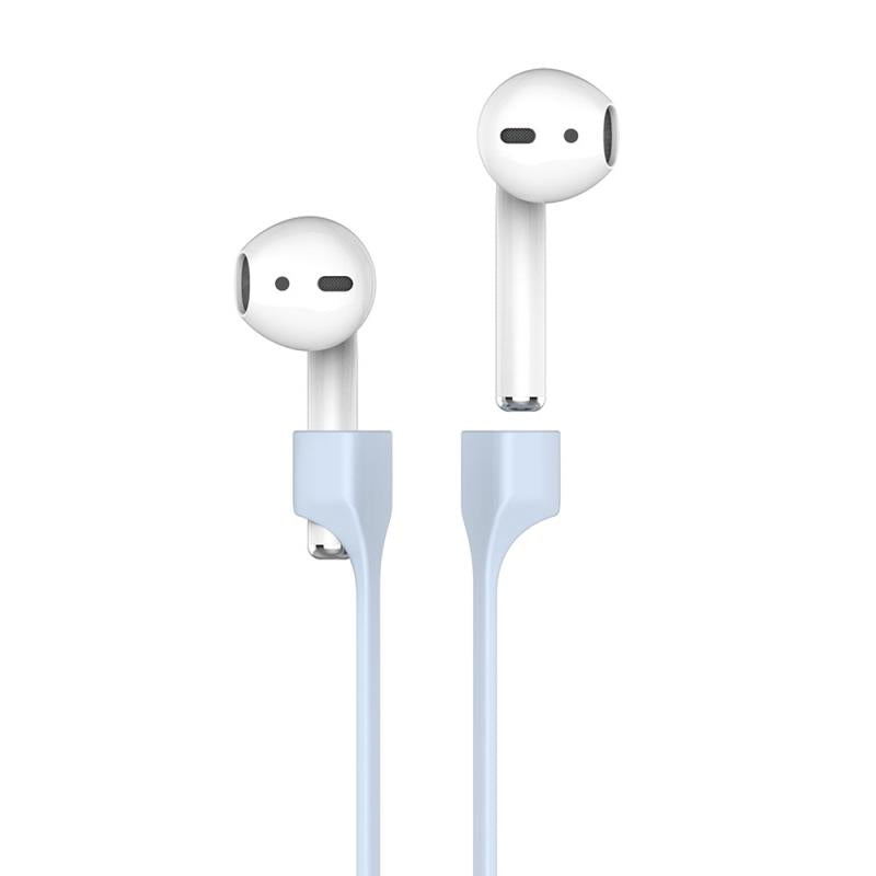 Strap Λαιμού Σιλικόνης AhaStyle PT74 Apple AirPods Magnetic Γαλάζιο