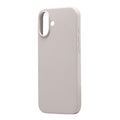Θήκη Liquid Silicon inos Apple iPhone 16 5G Velvet Ανοιχτό Γκρι