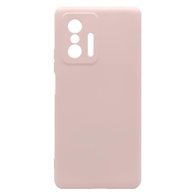 Θήκη Liquid Silicon inos Xiaomi 11T 5G / 11T Pro 5G L-Cover Σομόν