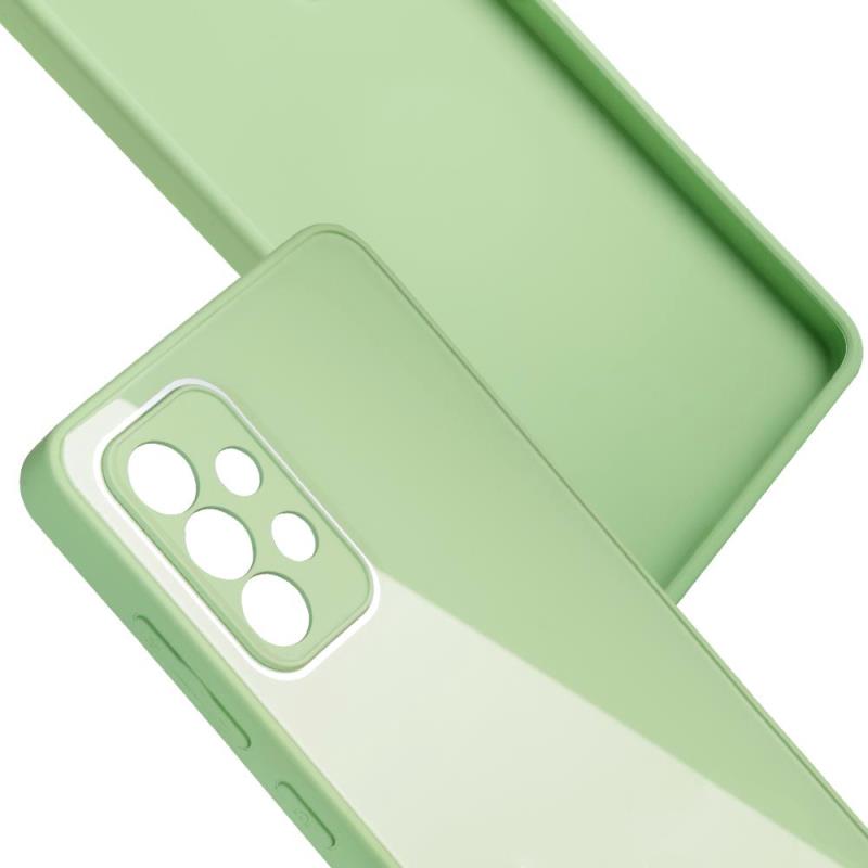 Θήκη TPU & Glass inos Apple iPhone 12 CamGuard Ανοιχτό Πράσινο