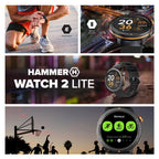 Smartwatch Hammer Watch 2 Lite 1.43" Μαύρο