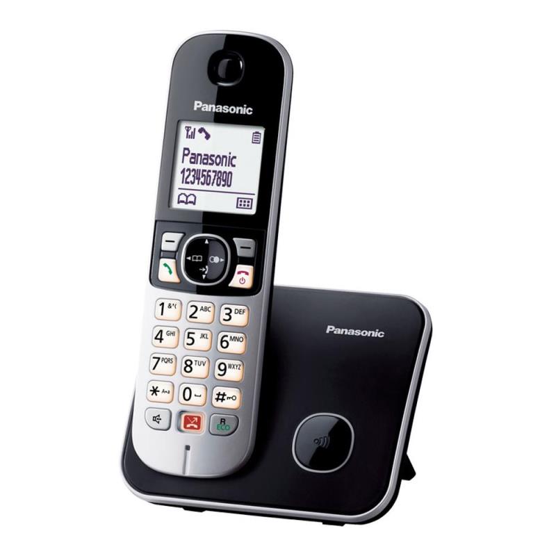 Ασύρματο Τηλέφωνο Panasonic KX-TG6851 Μαύρο