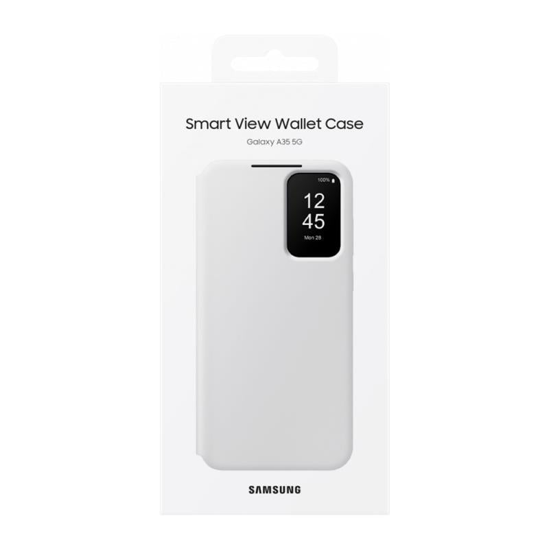 Θήκη Flip S-View Samsung EF-ZA356CVEG A356 Galaxy A35 5G Λευκό