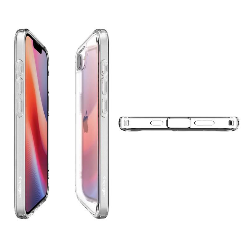 Θήκη TPU & PC Spigen Ultra Hybrid Apple iPhone 16e Διάφανο