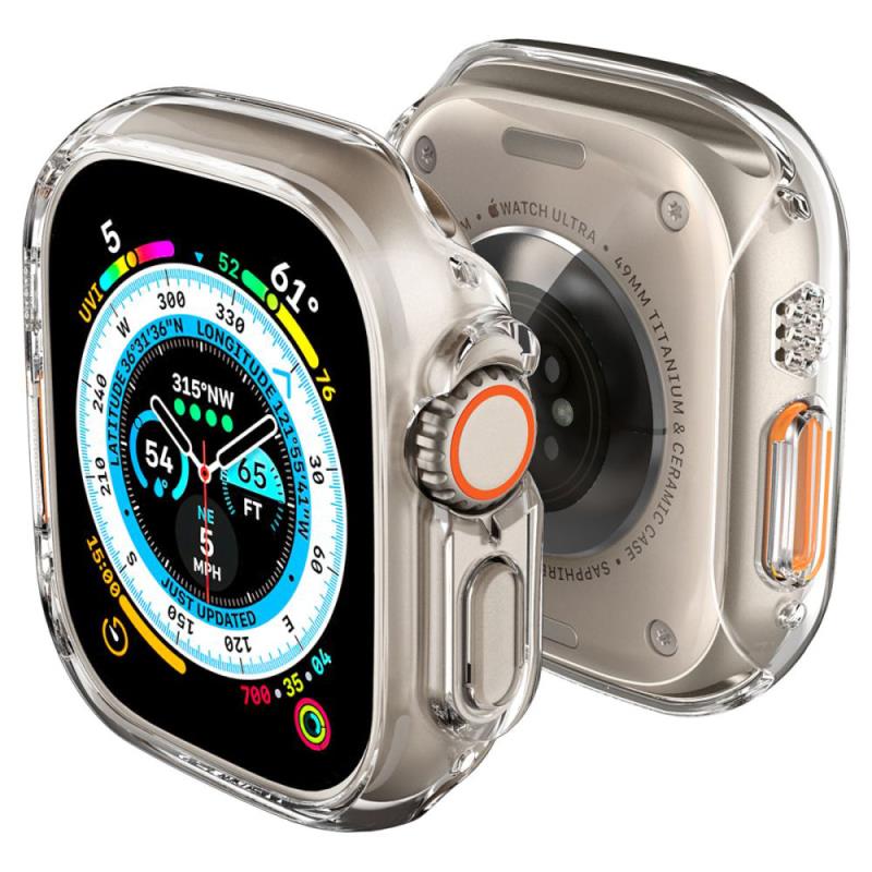 Θήκη PC Spigen Thin Fit Apple Watch Ultra 1/ 2/ 3 49mm Διάφανο