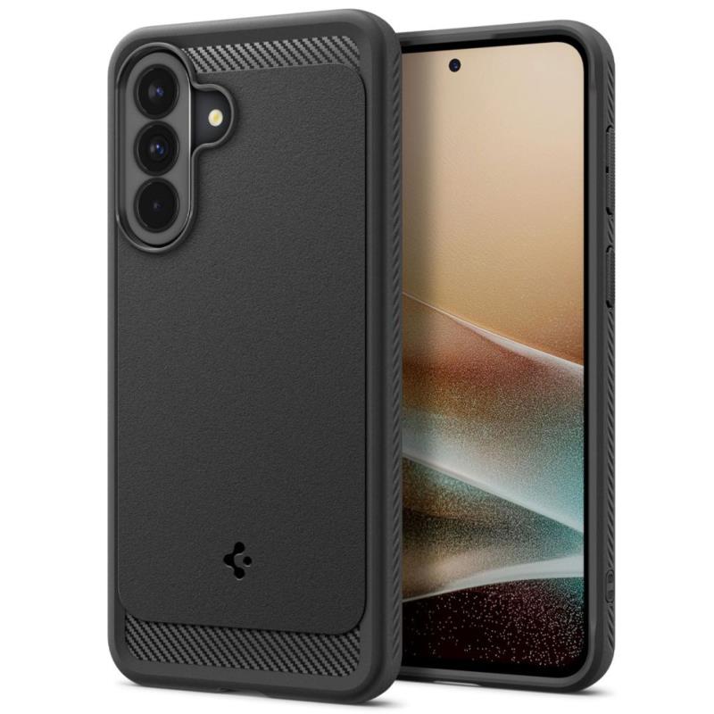 Θήκη Soft TPU Spigen Samsung Galaxy A57 5G Rugged Armor Μαύρο
