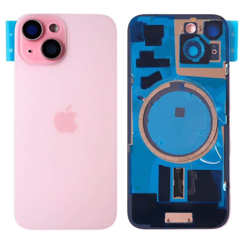 Πίσω Καπάκι με Μαγνήτες Magsafe Apple iPhone 15 Plus Ροζ (OEM)