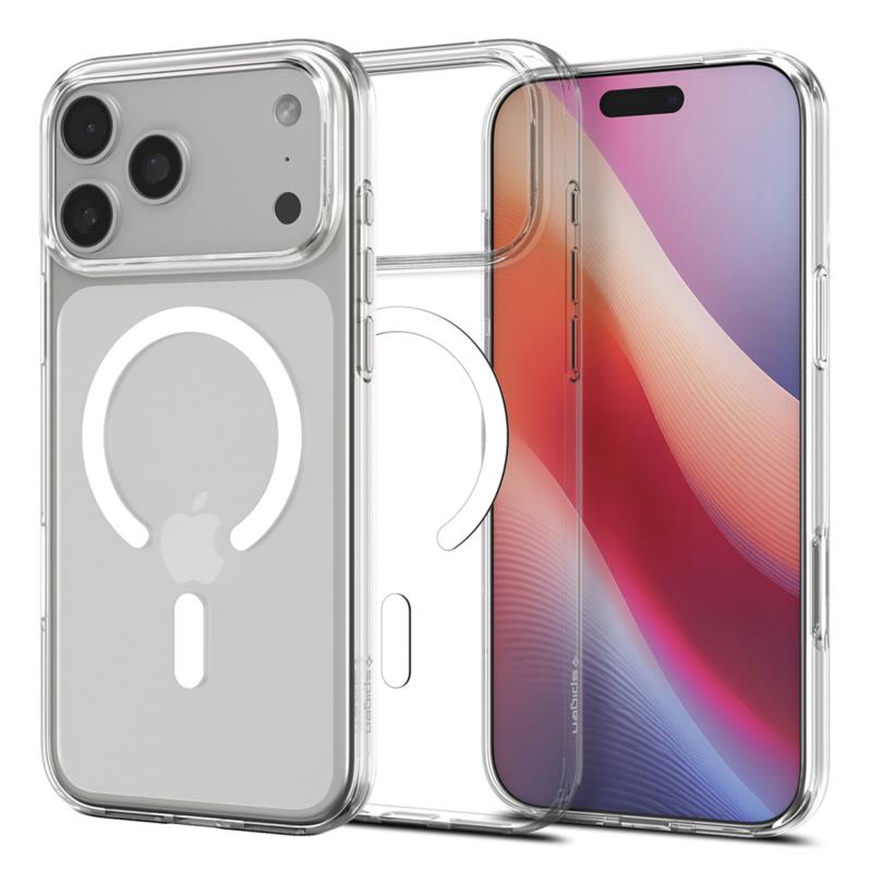 Θήκη TPU Spigen Liquid Crystal Apple iPhone 17 Pro Max Διάφανο-Λευκό
