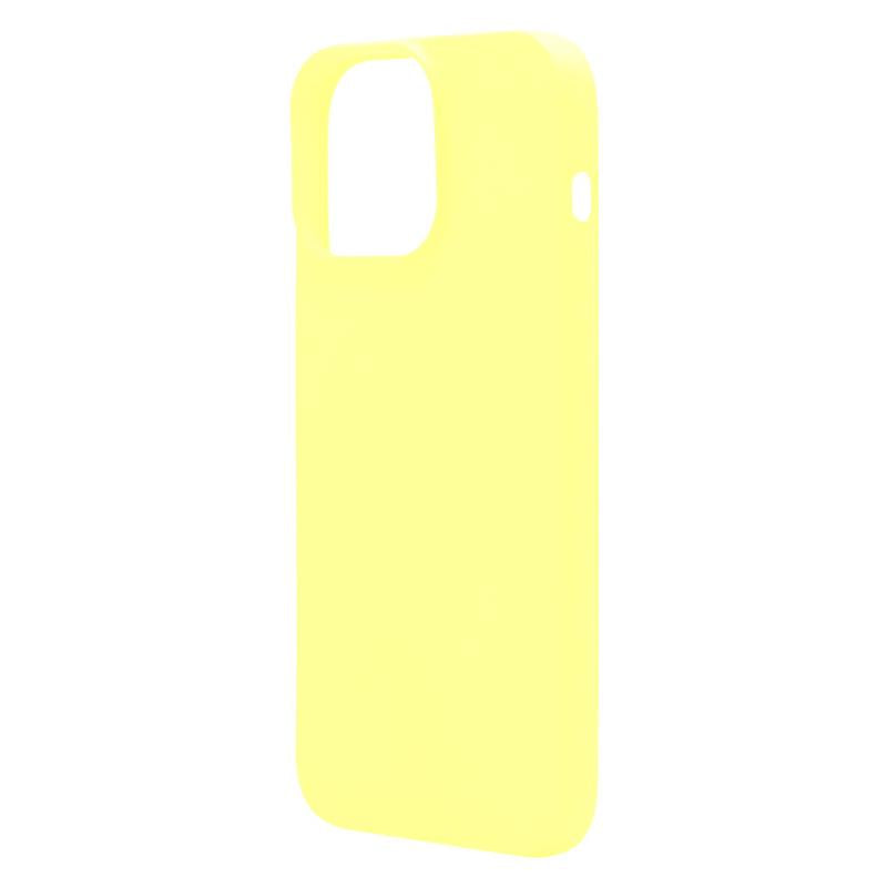Θήκη Soft TPU inos Apple iPhone 13 Pro Max S-Cover Κίτρινο