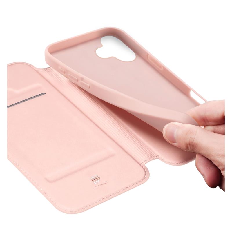 Θήκη Flip Dux Ducis Apple iPhone 17 Skin Pro Ροζ