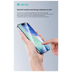 Tempered Glass Full Face HD Devia Apple iPhone 17 Pro Star Μαύρο