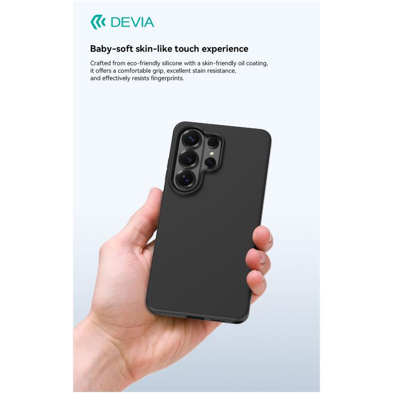 Θήκη Silicon Devia Samsung Galaxy S26 Ultra 5G Magnetic Nature Μαύρο