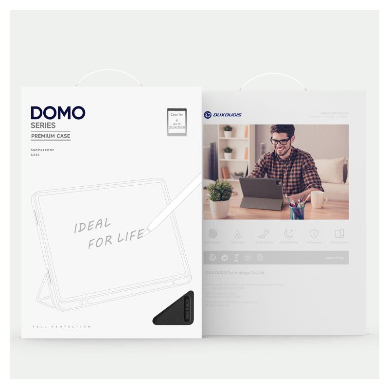 Θήκη TPU Flip Shock Proof Dux Ducis Domo Apple iPad Air 13.0" (2024) Μαύρο