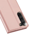 Θήκη Flip Dux Ducis Samsung Galaxy S23 Plus 5G Skin Pro Ροζ