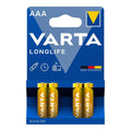 Μπαταρία Alkaline Varta Longlife AAA LR03 (4 τεμ.)