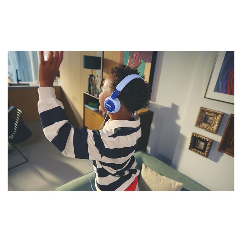 Ενσύρματα Ακουστικά Κεφαλής JBL JR320 για Παιδιά Μπλε