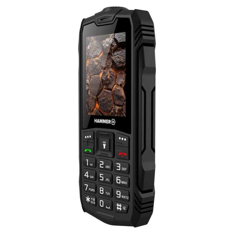 Κινητό Τηλέφωνο Hammer Rock LTE (Dual SIM) Μαύρο
