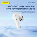 True Wireless Ακουστικά Bluetooth Foneng BL152 ANC+ENC Μαύρο