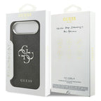 Θήκη PU Guess Apple iPhone Air Hardcase Big Logo 4G Μαύρο
