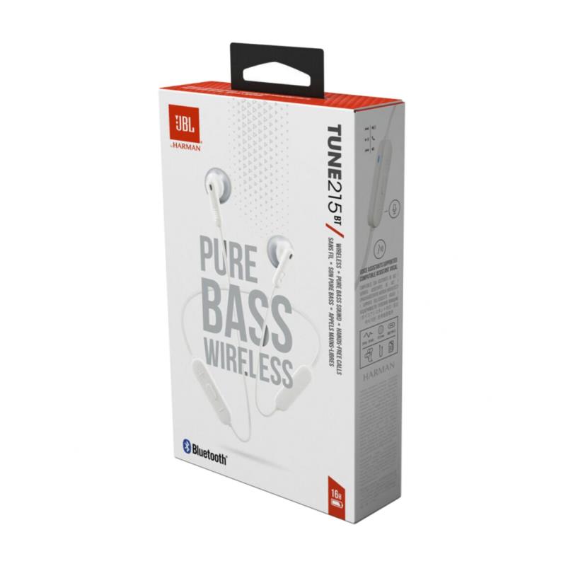 Στερεοφωνικό Ακουστικό Bluetooth JBL Tune 215BT Neckband Λευκό