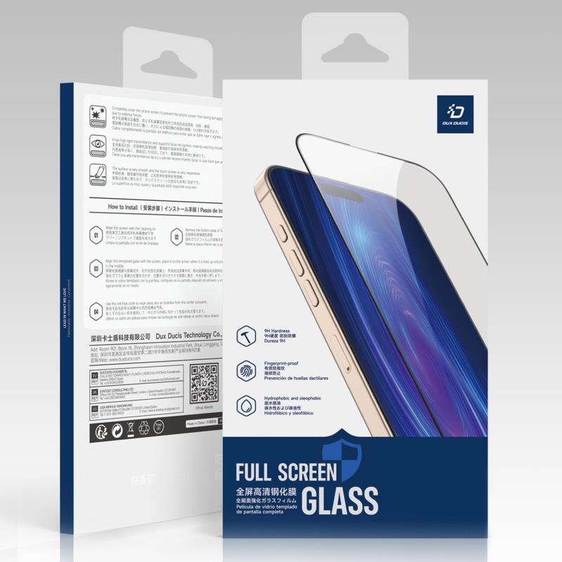 Tempered Glass Full Face Dux Ducis Apple iPhone Air Μαύρο (1 τεμ.)