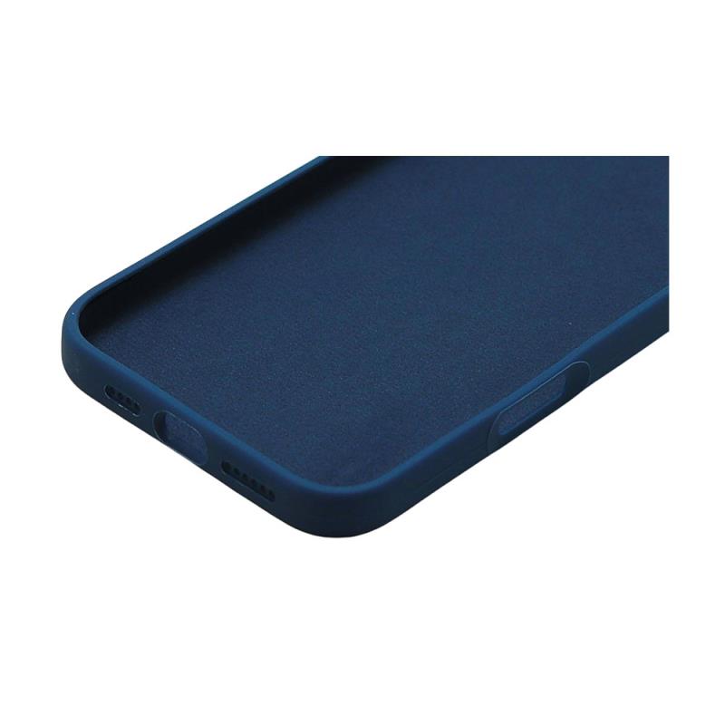 Θήκη Liquid Silicon inos Apple iPhone 16e/ 17e Velvet Σκούρο Μπλε