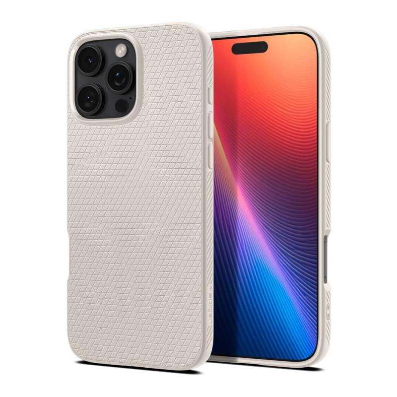 Θήκη Soft TPU Spigen Liquid Air Apple iPhone 16 Pro Max Τιτάνιο