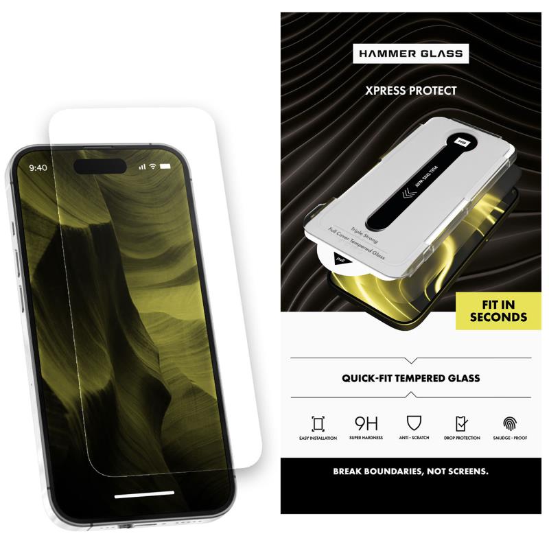 Tempered Glass Hammer Glass Apple iPhone Air 5G Xpress Protect με Application Tool (1 τεμ.)