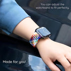 Λουράκι Flexible Fiber για Apple Watch 42/ 44/ 45/ 46/ 49mm Μαύρο (Ασυσκεύαστο)