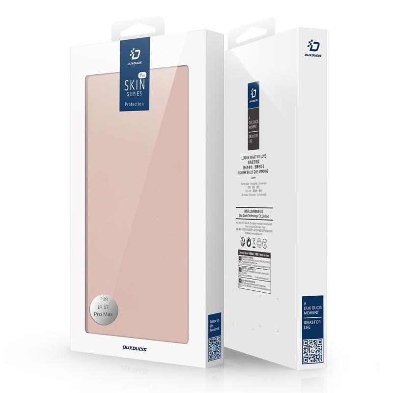 Θήκη Flip Dux Ducis Apple iPhone 17 Pro Max Skin Pro Ροζ