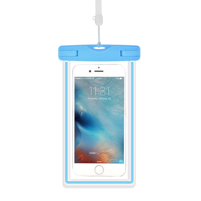 Waterproof Θήκη Devia Ranger Fluorescence για Smartphones έως 5.5" Μπλε